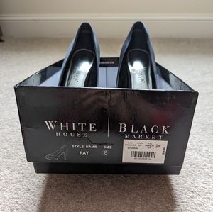 White House Black Market shoes Style: Ray  Size: 8  Black satin